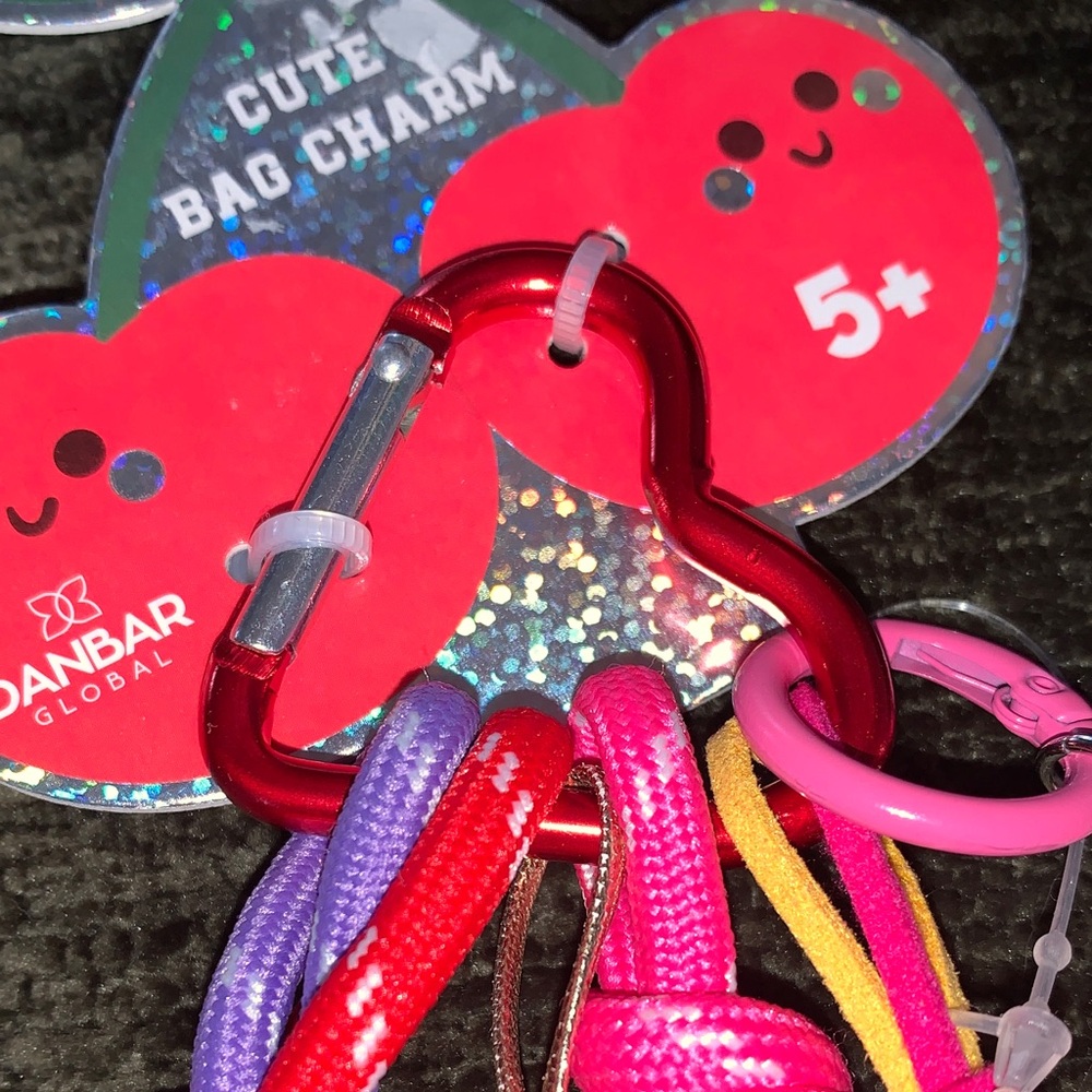 🆕 - ADORABLE Girls Cherry Purse or Backpack Charm Attachment or Keychain - Picture 7 of 7